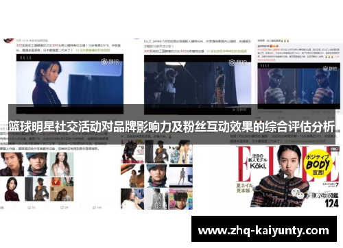 篮球明星社交活动对品牌影响力及粉丝互动效果的综合评估分析